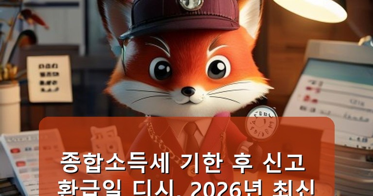 종합소득세 기한 후 신고 환급일 디시 - edu.whcksdid.kr 캐릭터