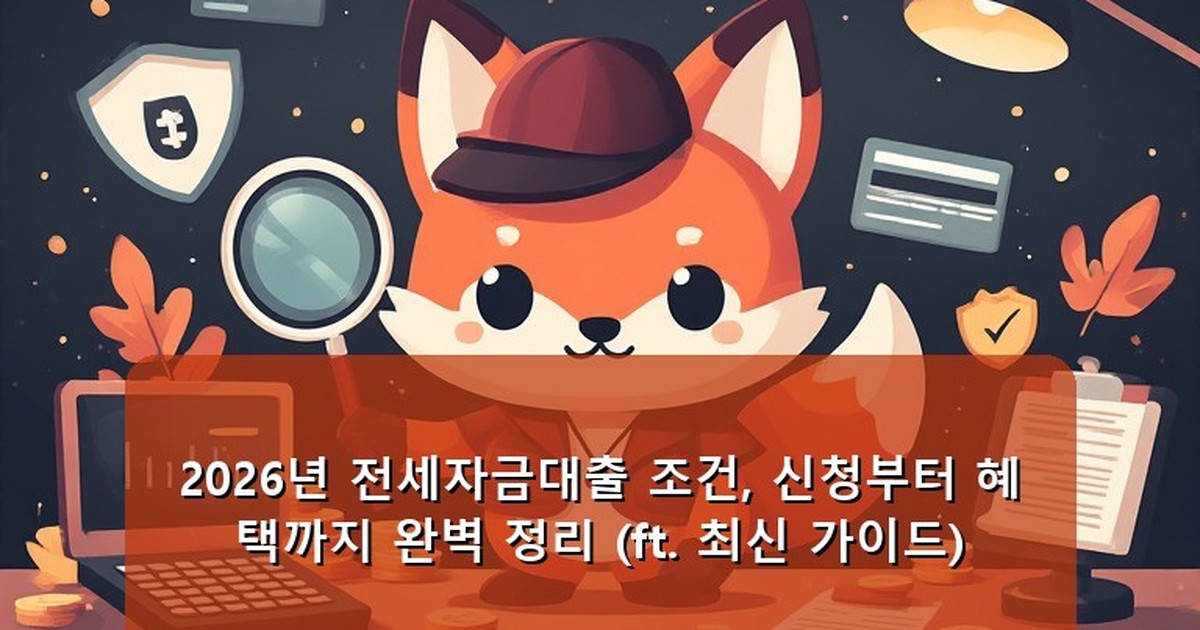 전세자금대출 조건 - edu.whcksdid.kr 캐릭터