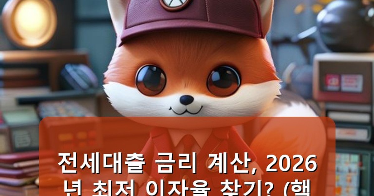 전세대출 금리 계산 - edu.whcksdid.kr 캐릭터