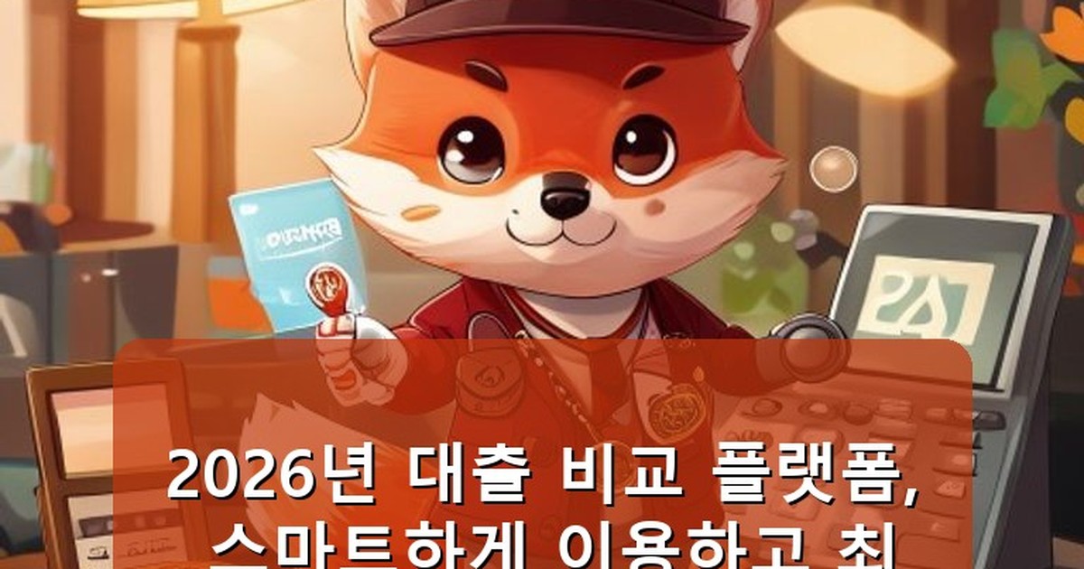 대출 비교 플랫폼 - edu.whcksdid.kr 캐릭터